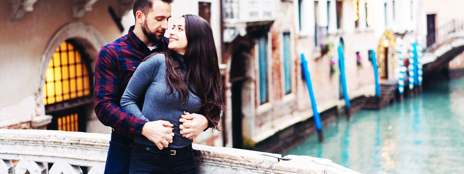 Couple on the bridge