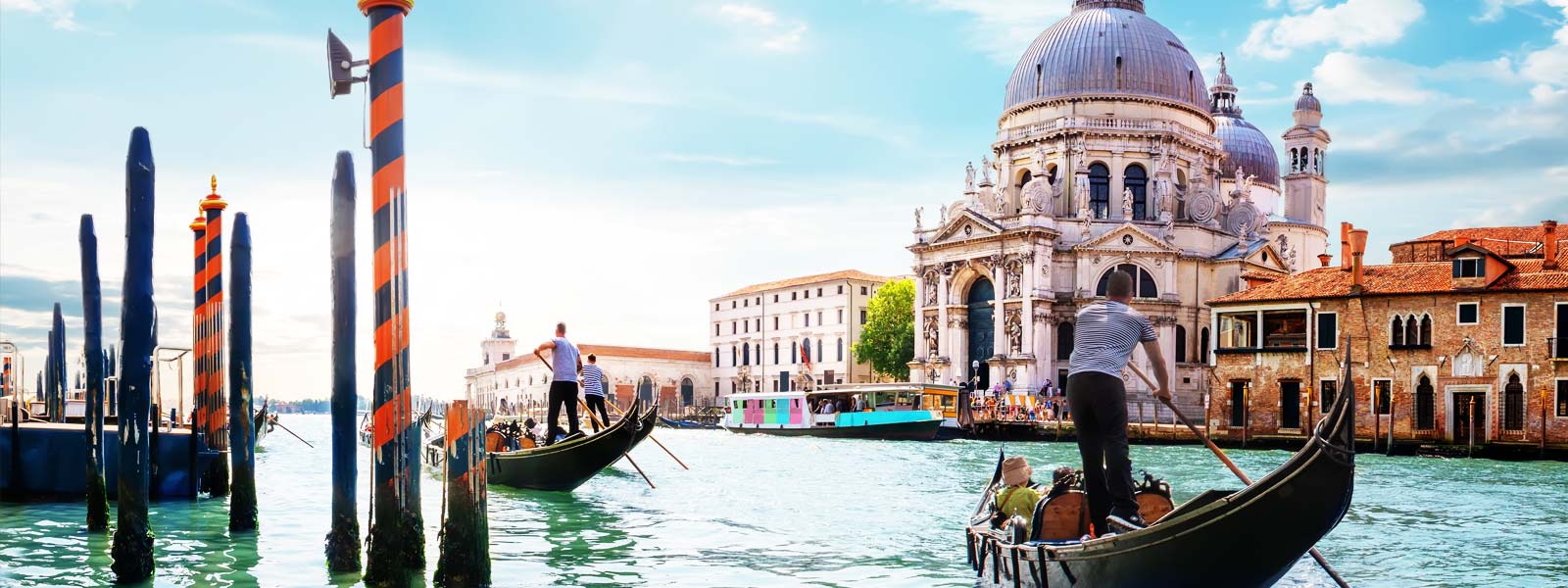 Gondolas in Venice